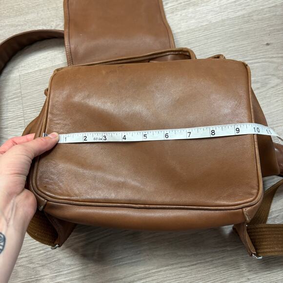 Rare Vintage Coach 5408 Drawstring Buckle Flap Leather Backpack Daypack Purse - Picture 13 of 13
